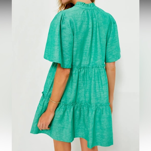 Tuckernuck Women’s Sea Green Crawford Mini Dress Size Small - Picture 4 of 11